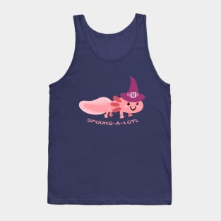 Spooks A Lotl Cute Axolotl Halloween costume Tank Top